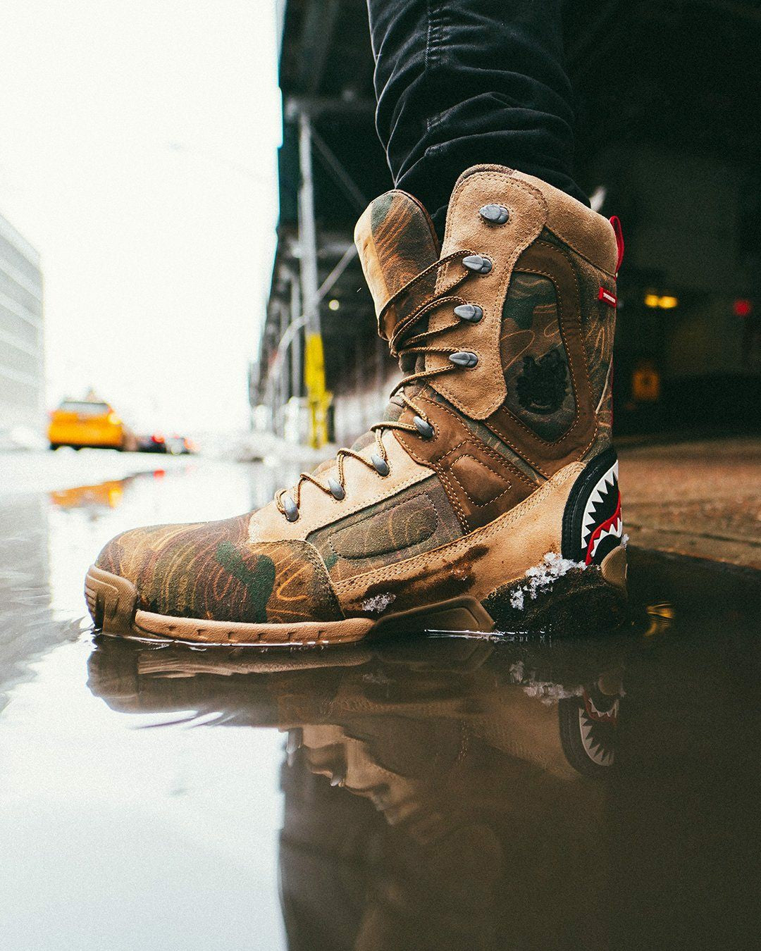 Sprayground - CAMO TERRAIN FUERZA COBRA PARATROOPER BOOTS - MADE IN COLOMBIA NUMBERE