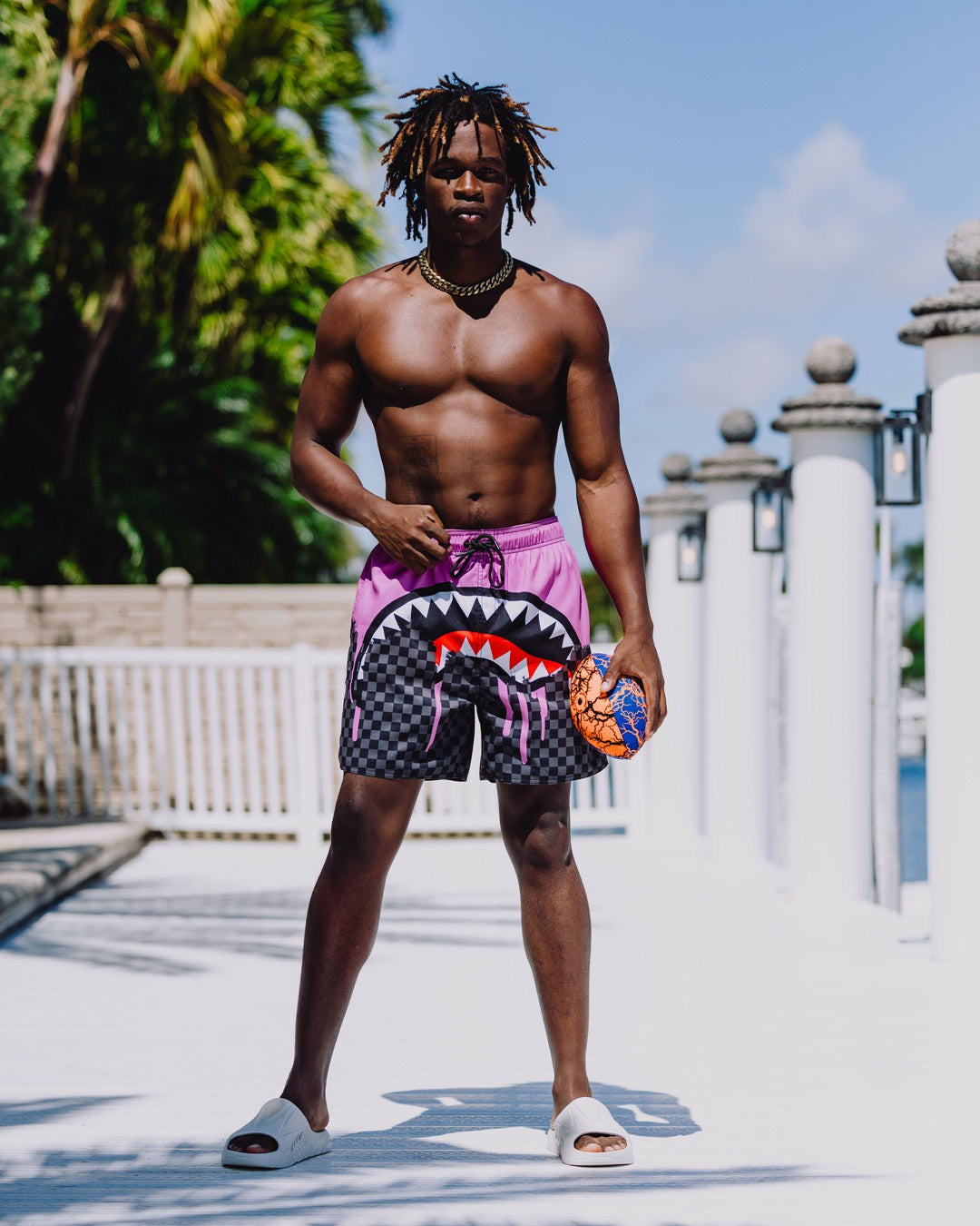 Sprayground - OCEAN DRIP CHECK SWIM SHORT