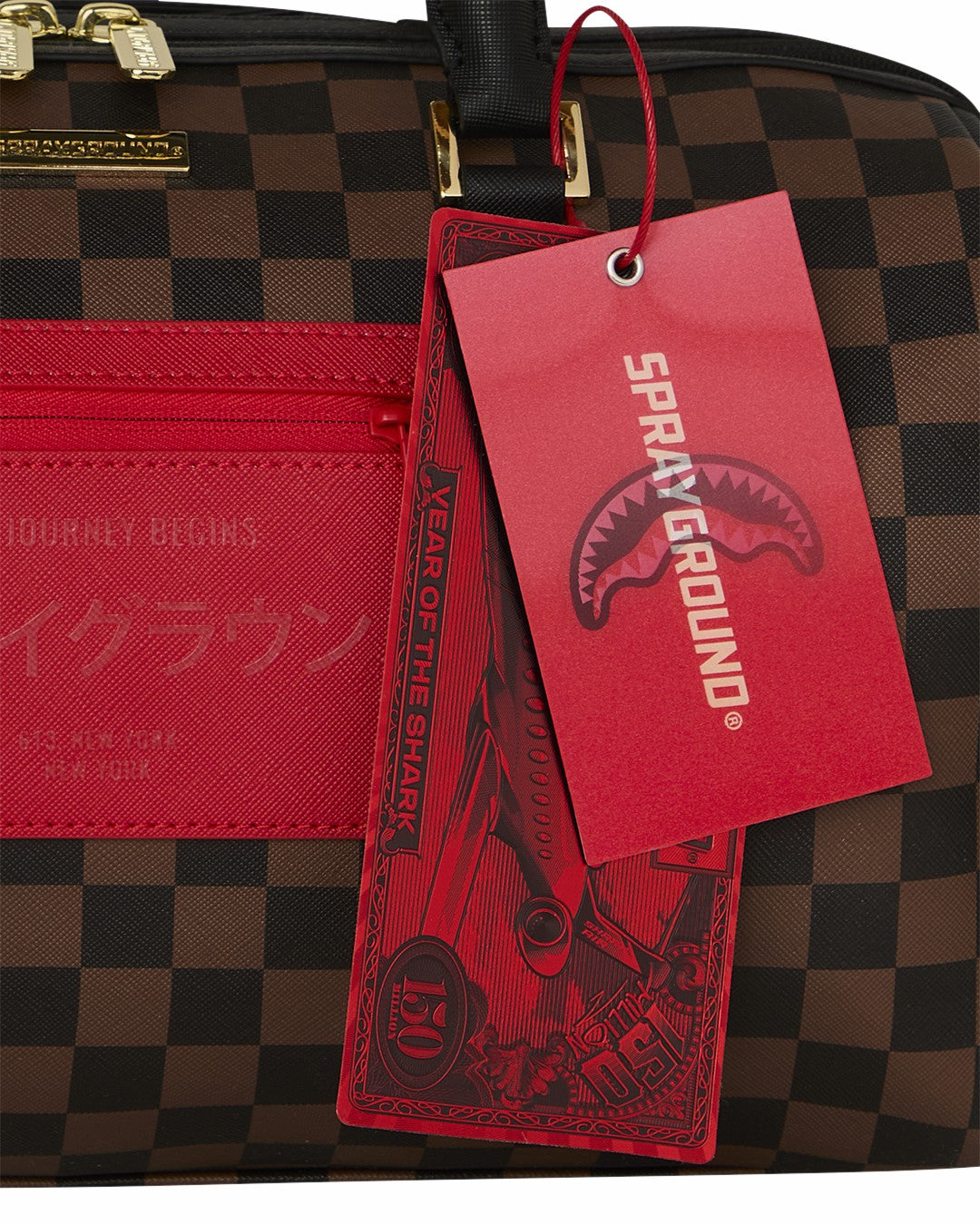 Sprayground - KATANA CHECK BOSS MINI DUFFLE