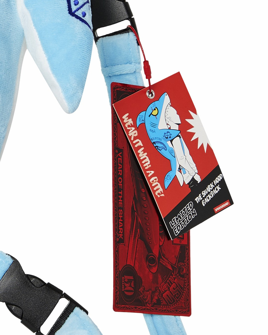 Sprayground - STUFFED SAVAGE HOODY BACKPACK SHARK