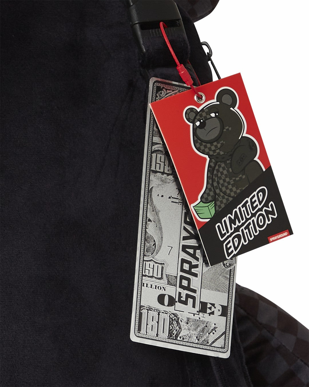 Sprayground - SPEED SHARK SIDE SWIPE MONEYBEAR TEDDY BEAR BACKPACK