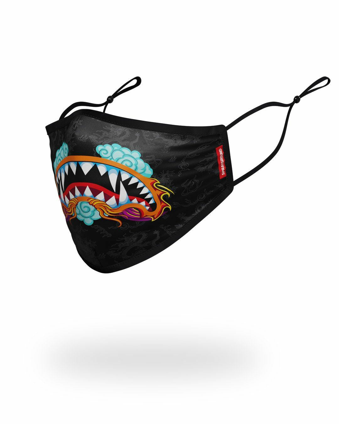 Sprayground - ADULT DRAGON SHARK FORM FITTING FACE MASK