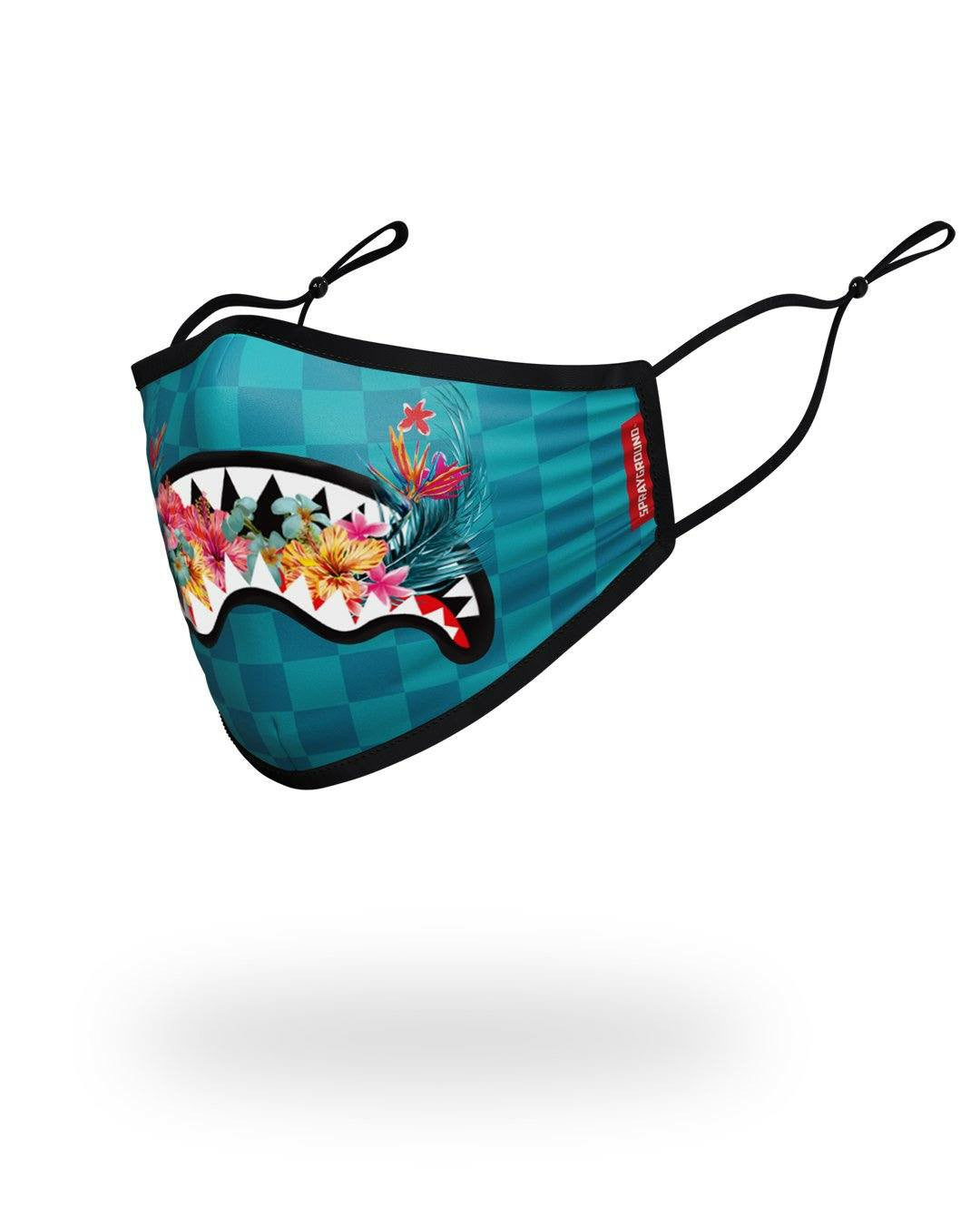 Sprayground - ADULT BLOSSOM SHARK FORM FITTING FACE MASK