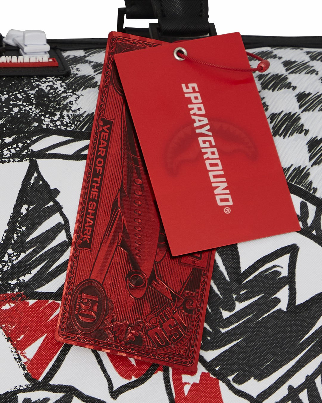 Sprayground - SCRIBBLE DRIBBLE CHECK DUFFLE