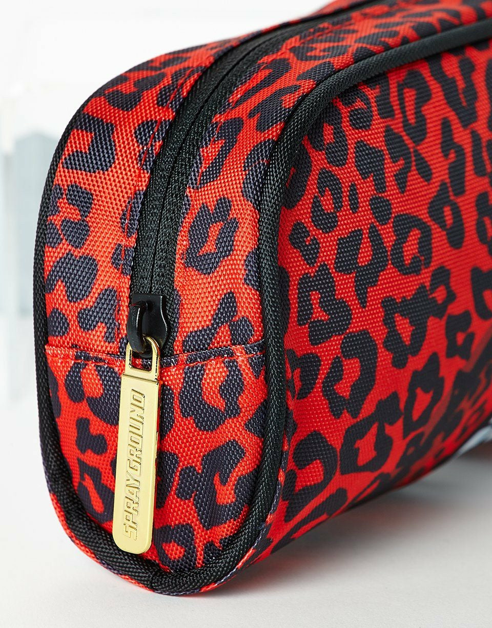 Sprayground - RED LEOPARD LIPS PENCIL CASE