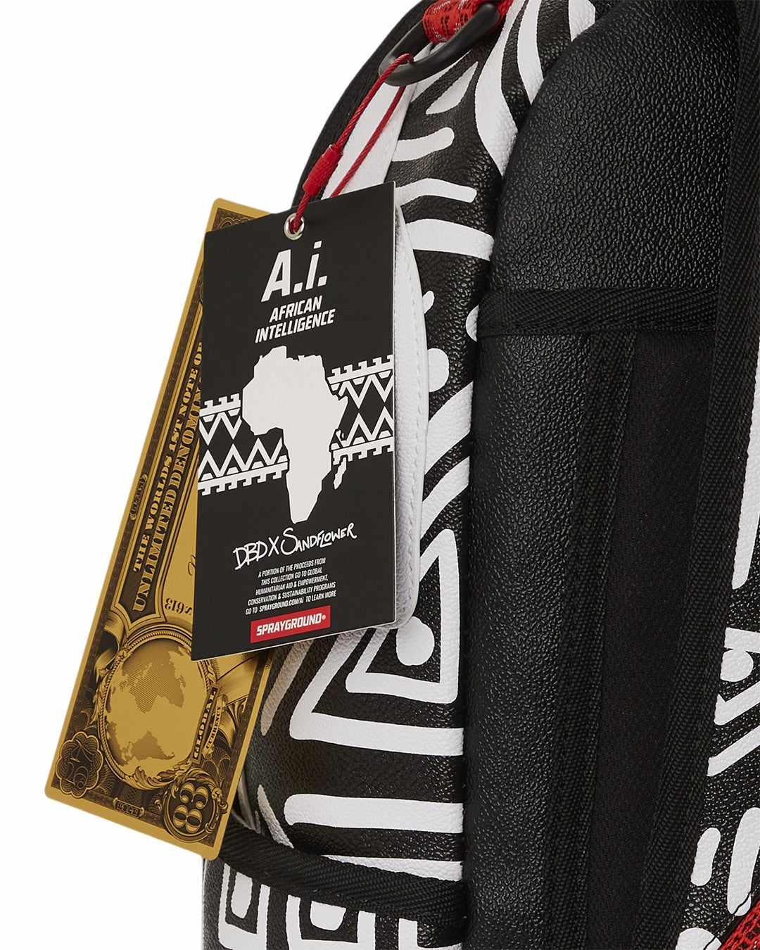 Sprayground - A.I.8 AFRICAN INTELLIGENCE - ORIGIN STORY BACKPACK (DLXV)