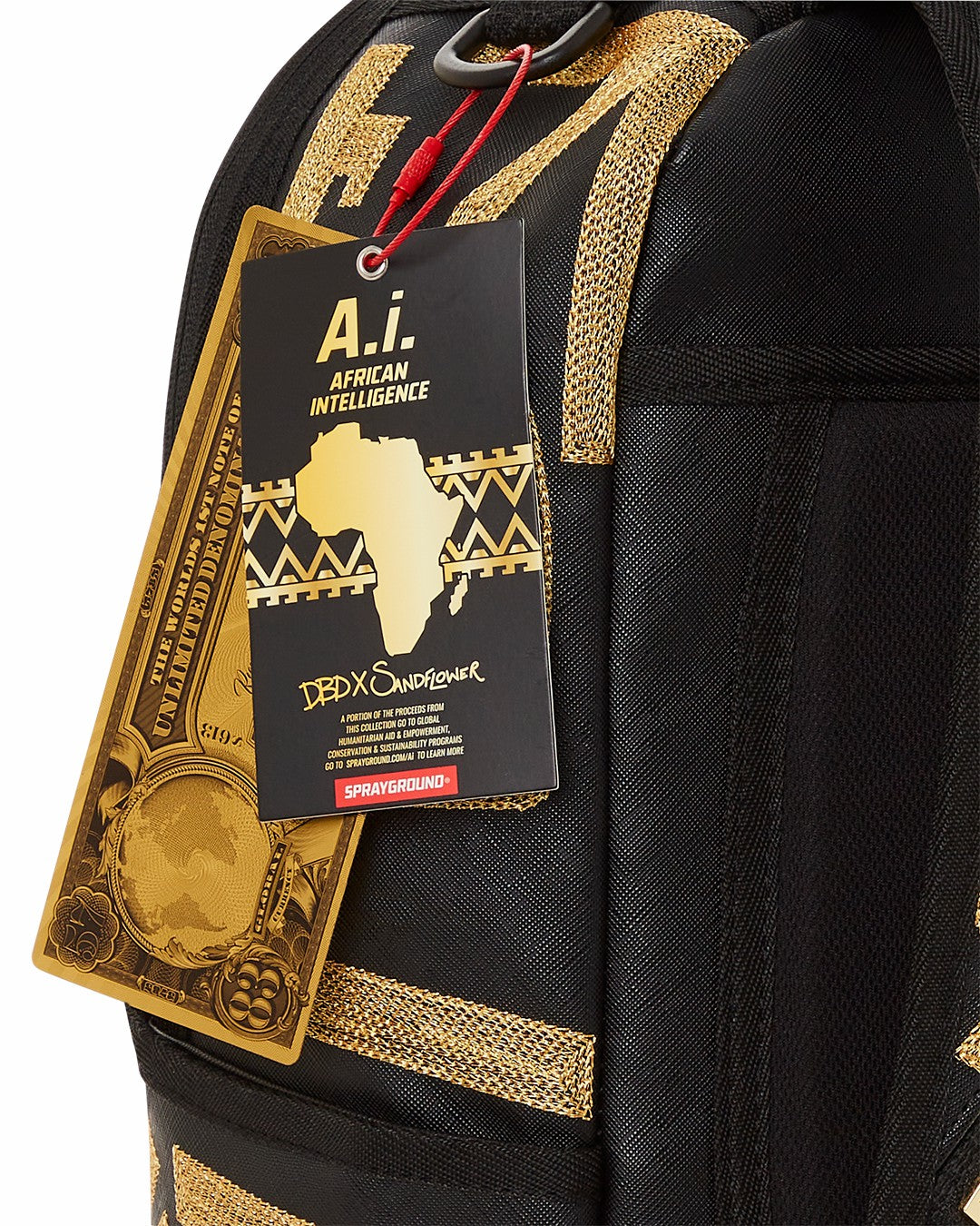 Sprayground - A.I.8 AFRICAN INTELLIGENCE PATH TO THE FUTURE II BACKPACK (DLXV)