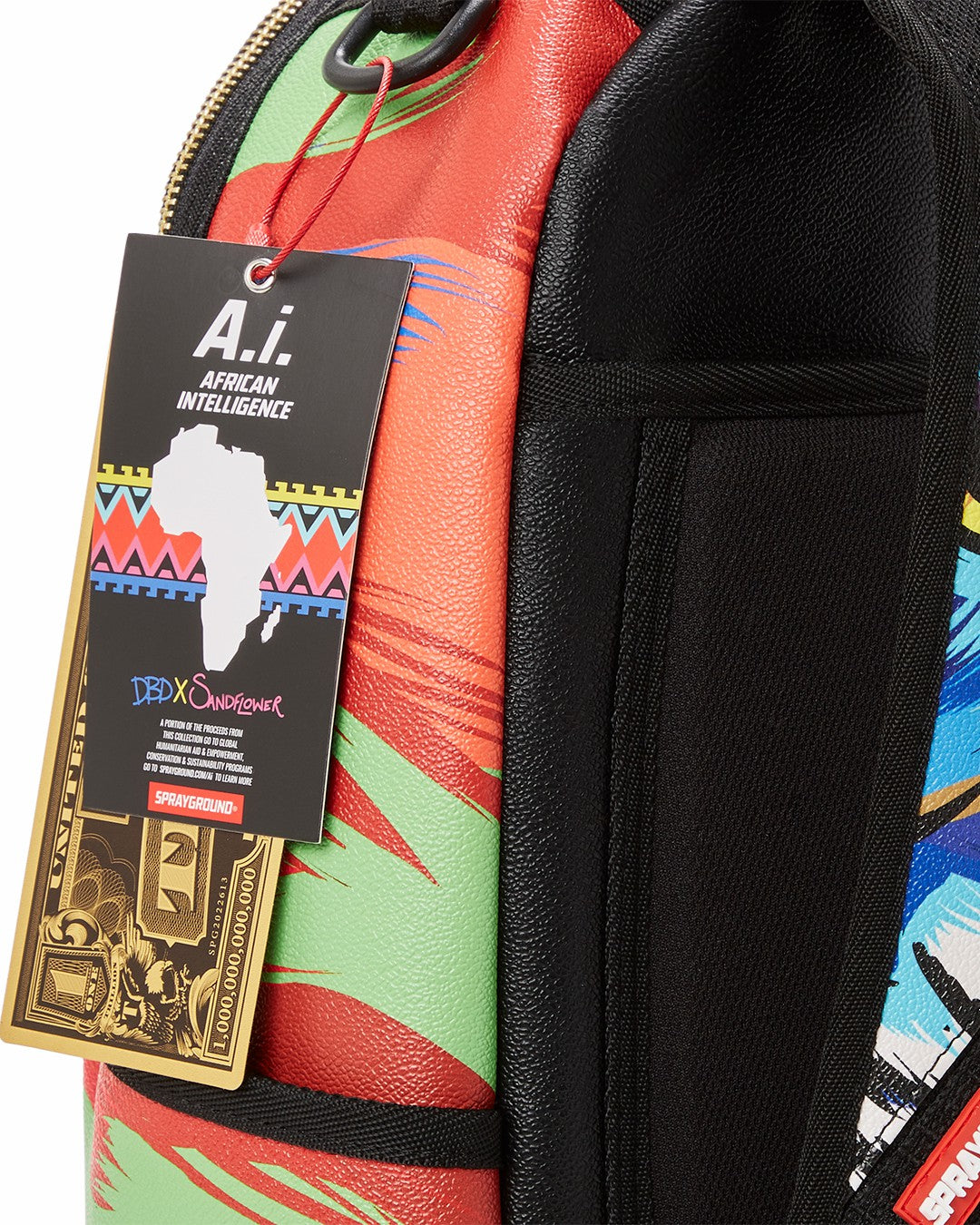 Sprayground - HEAR MY ROAR A.i.6 SANDFLOWER COLLAB BACKPACK (DLXV)