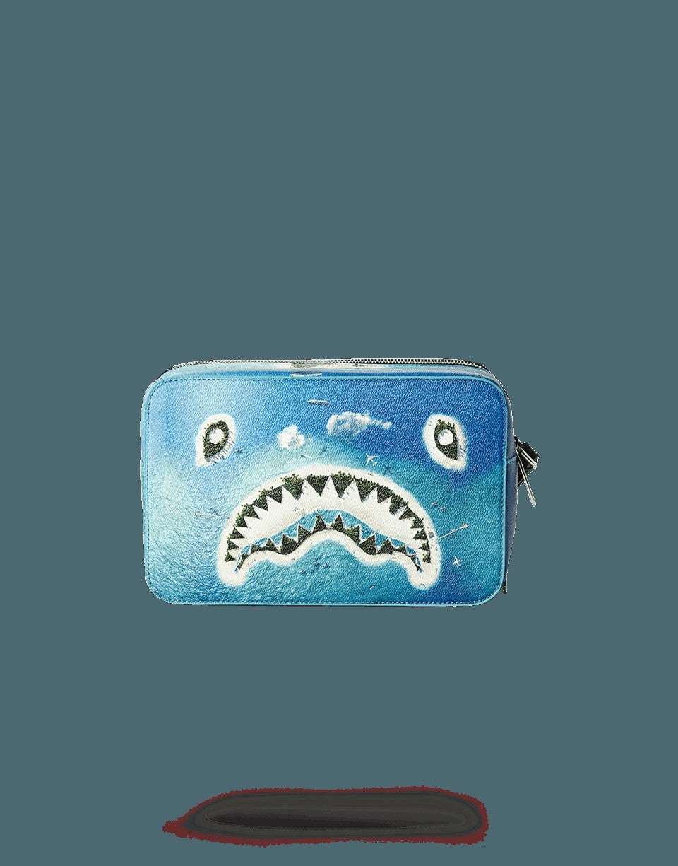 Sprayground - SHARK ISLAND TOILETRY AKA MONEY BAG