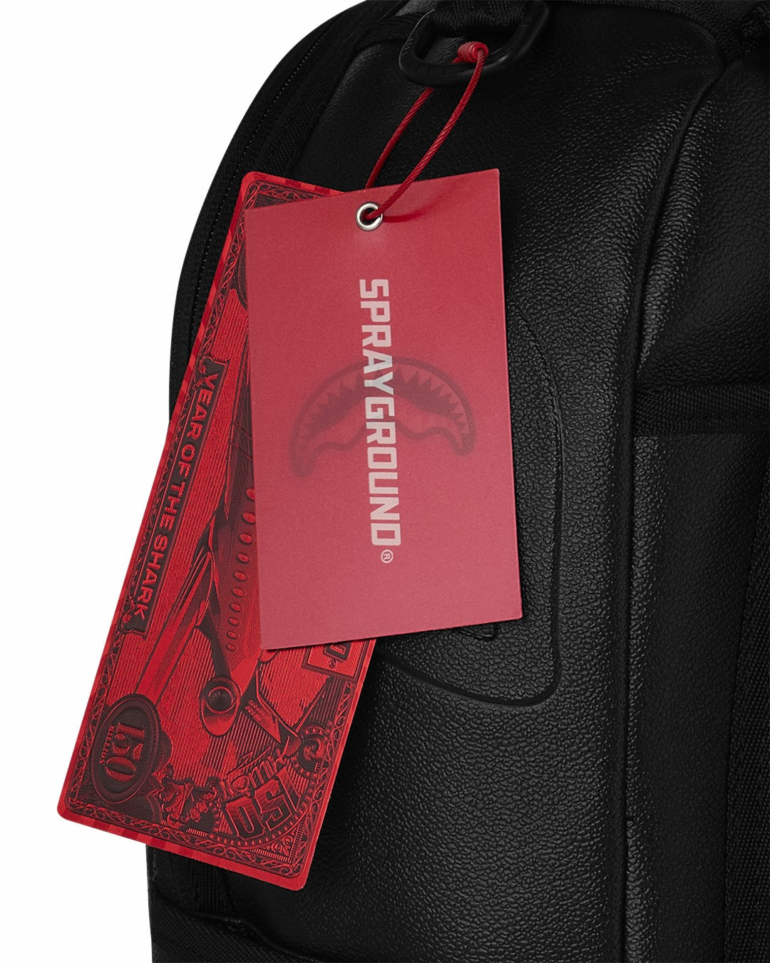 Sprayground - GOLD BRICK DRIP BLACK BACKPACK