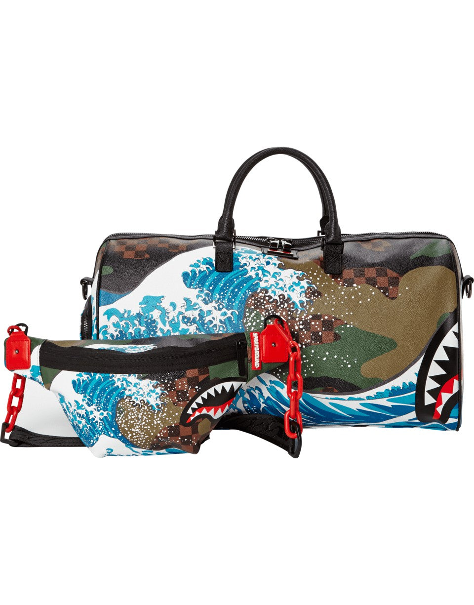 Sprayground - CAMOKAWA WAVE SHARK CROSSBODY