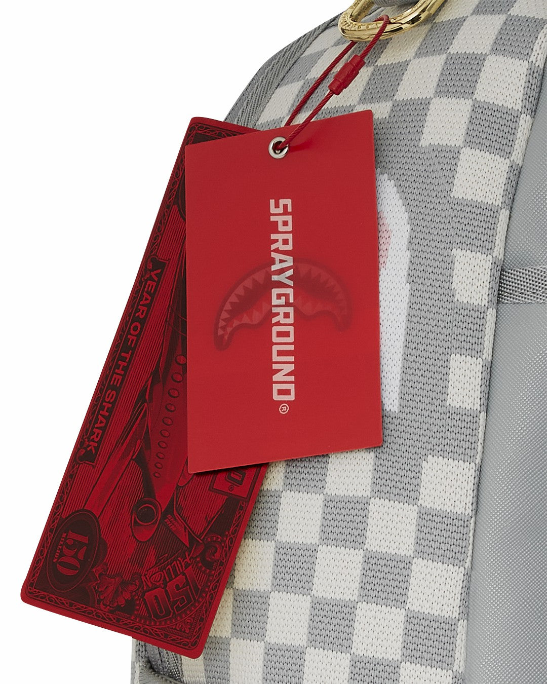 Sprayground - KNIT SHARKS IN PARIS IN CREAM DLX BACKPACK