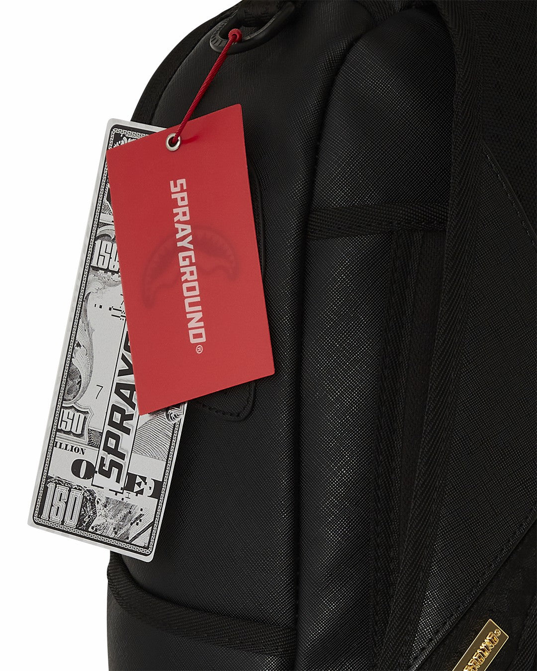 Sprayground - GOLD AND BLACK RACING STRIPES BACKPACK