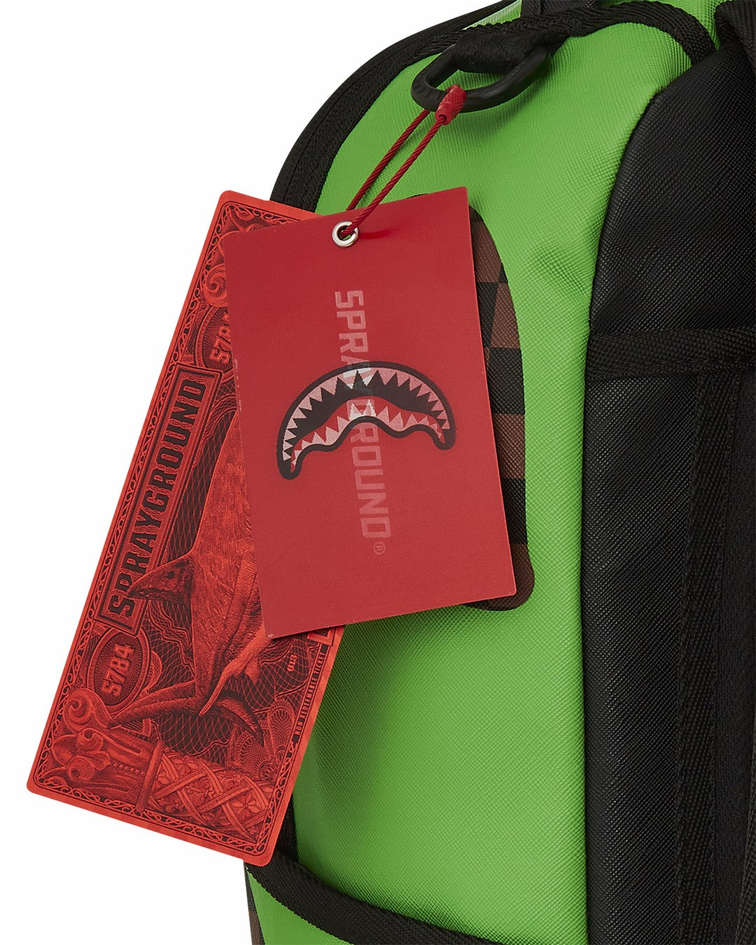 Sprayground - GREEN MONEY BEAR DLXSV BACKPACK