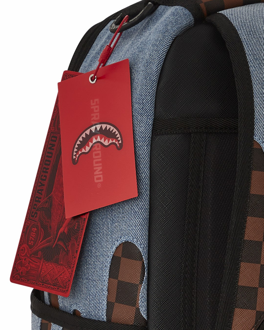 Sprayground - FABRIC HOUSE SHARK DRIP BACKPACK