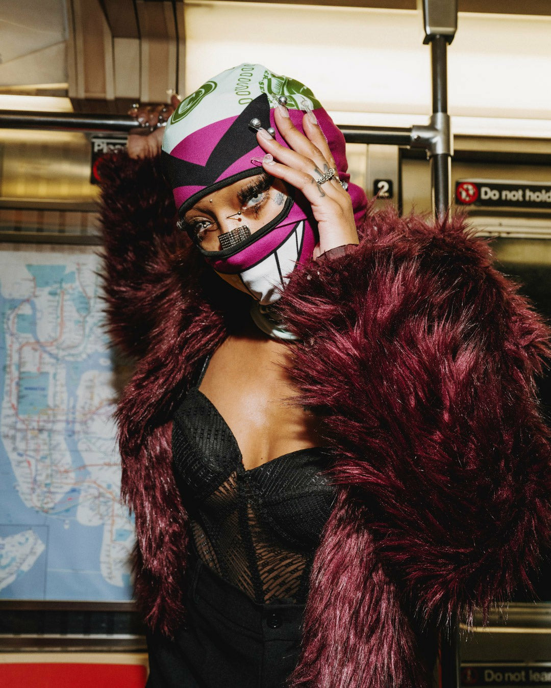 Sprayground - MONEY BOY SKI MASK (PURPLE)
