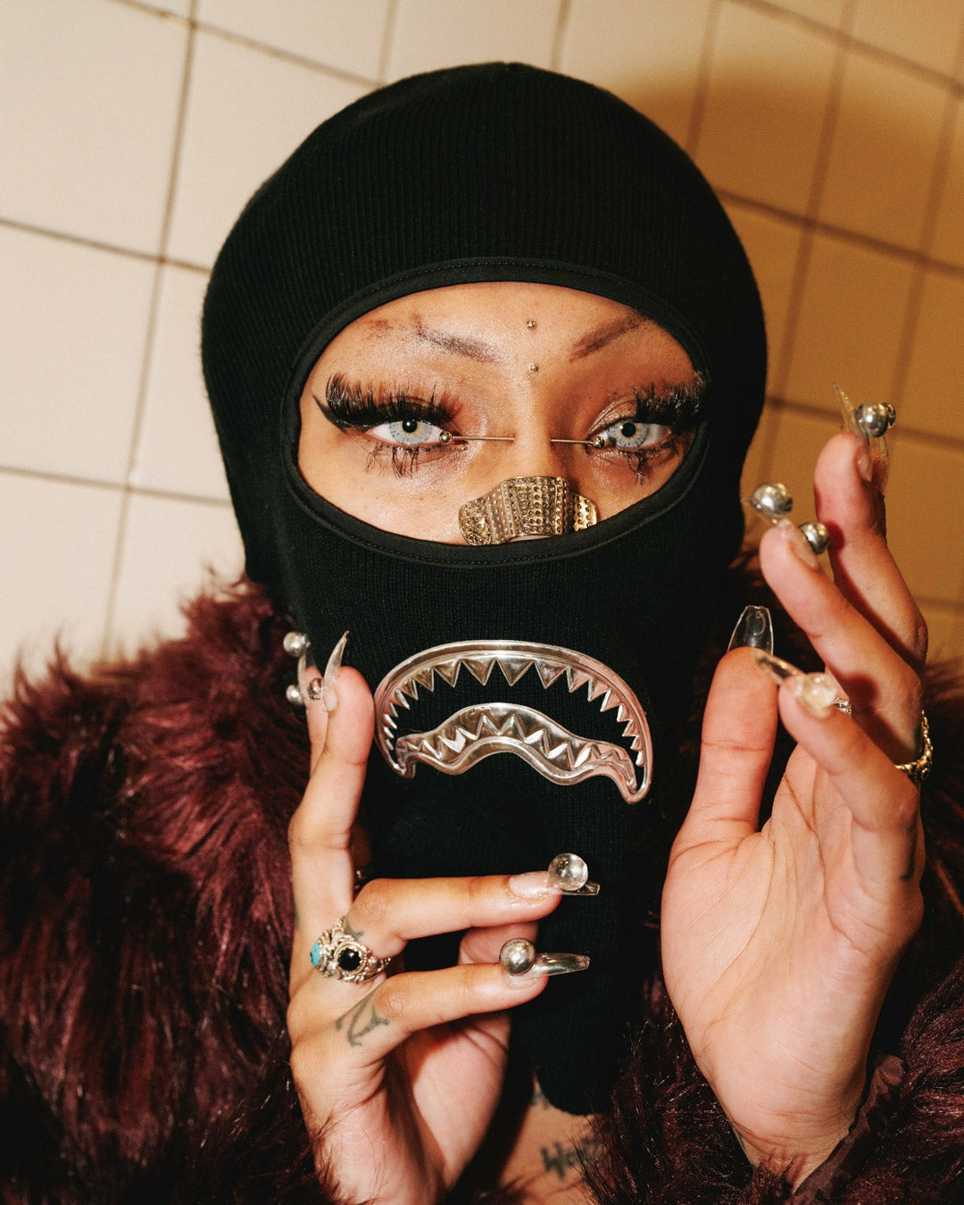 Sprayground - CHROME DOME SKI MASK