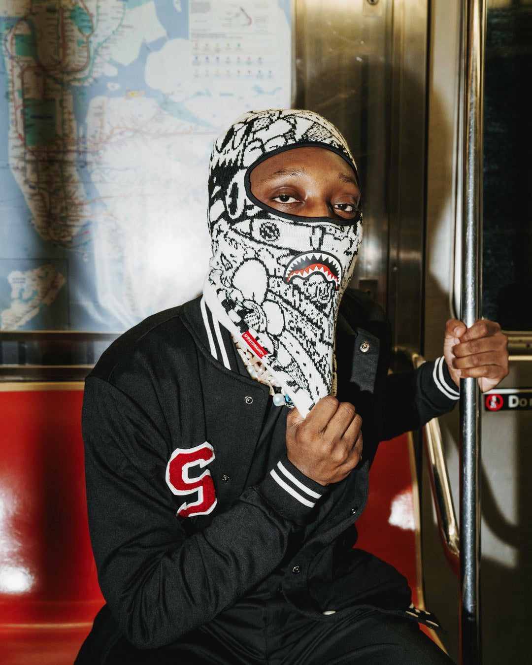 Sprayground - DOODLE SHARK SKI MASK