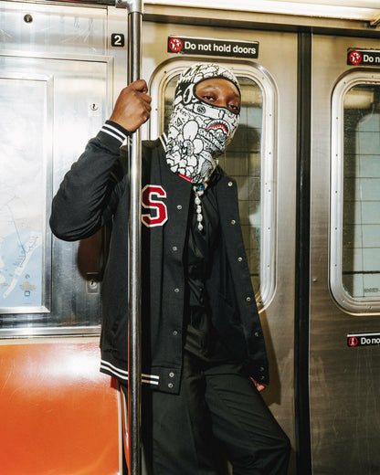 Sprayground - DOODLE SHARK SKI MASK