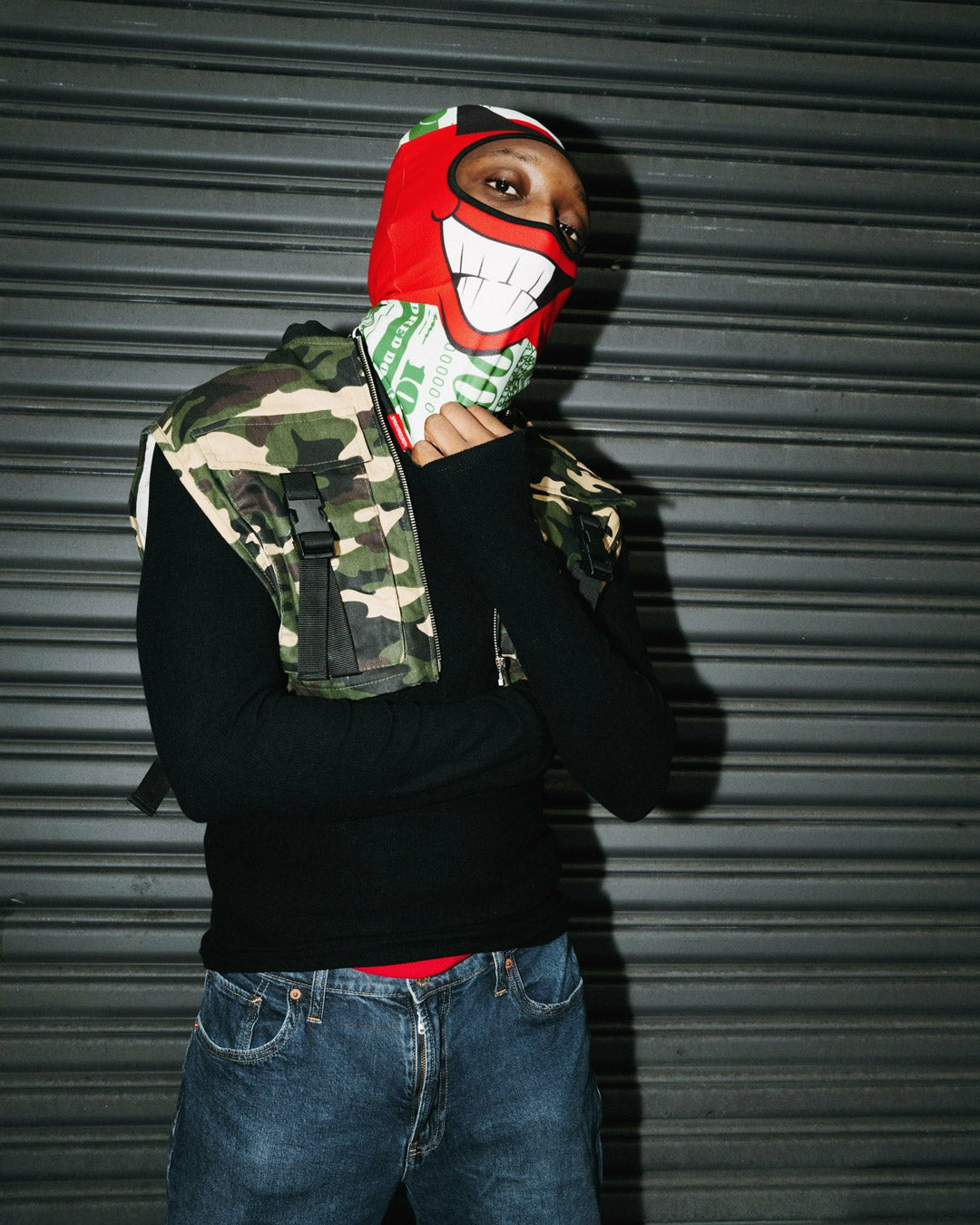 Sprayground - MONEY BOY SKI MASK (RED)