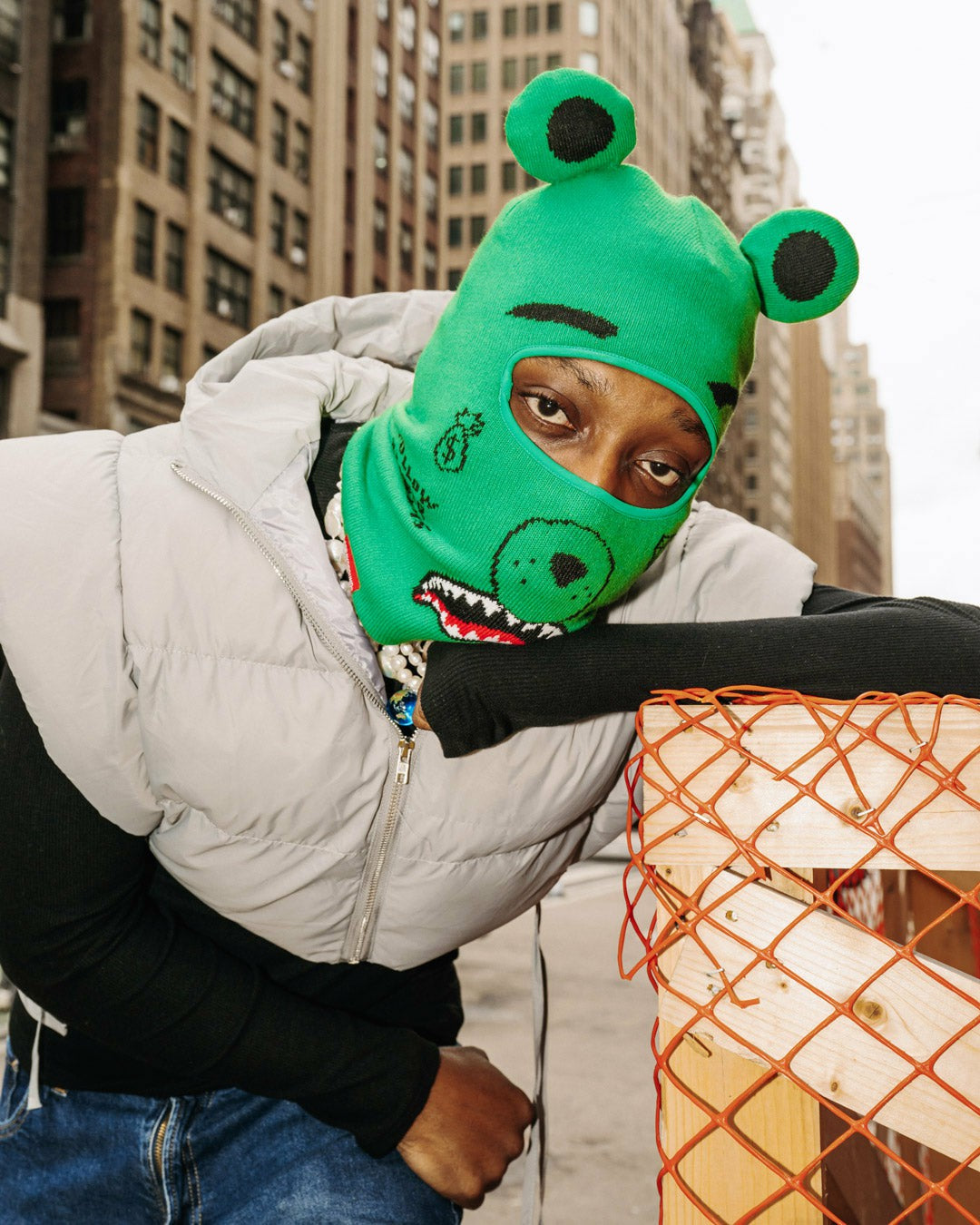 Sprayground - THE REAL MONEY BEAR SKI MASK