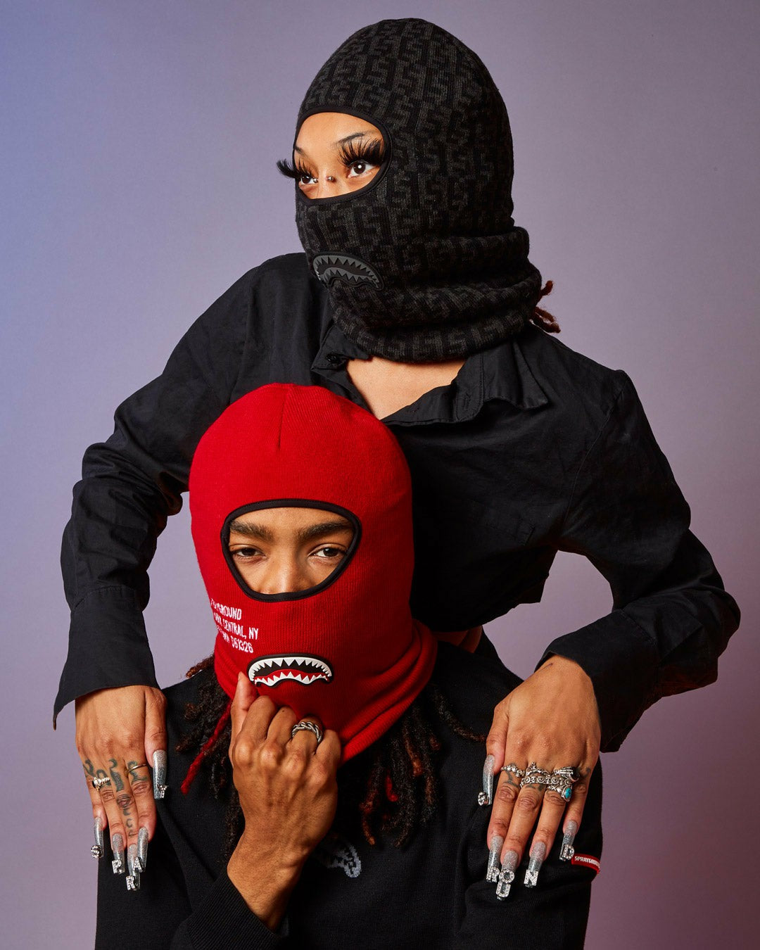 Sprayground - SHARK CENTRAL SKI MASK (RED)