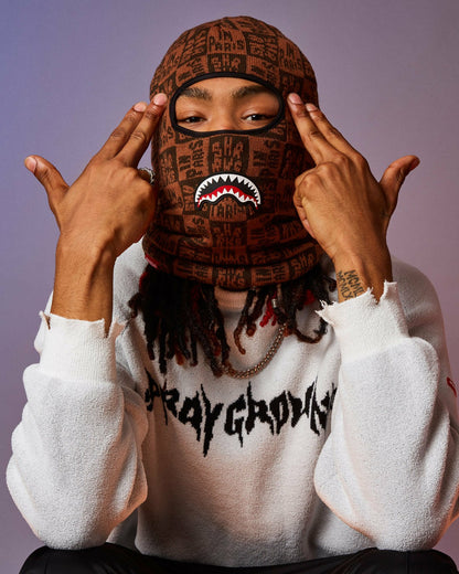 Sprayground - FRENZY SHARK SKI MASK