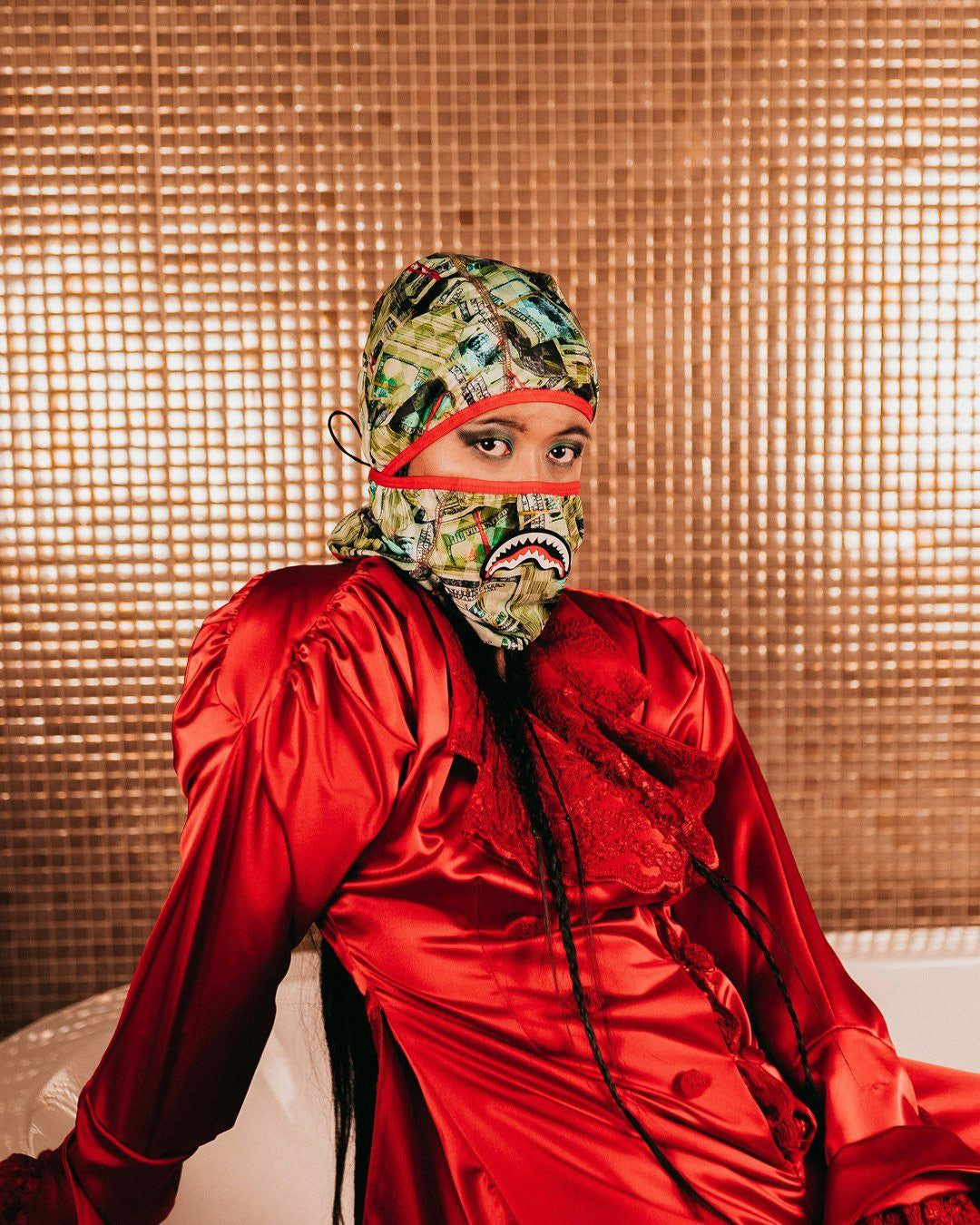 Sprayground - MAMA I MADE IT PULL DOWN SKI MASK