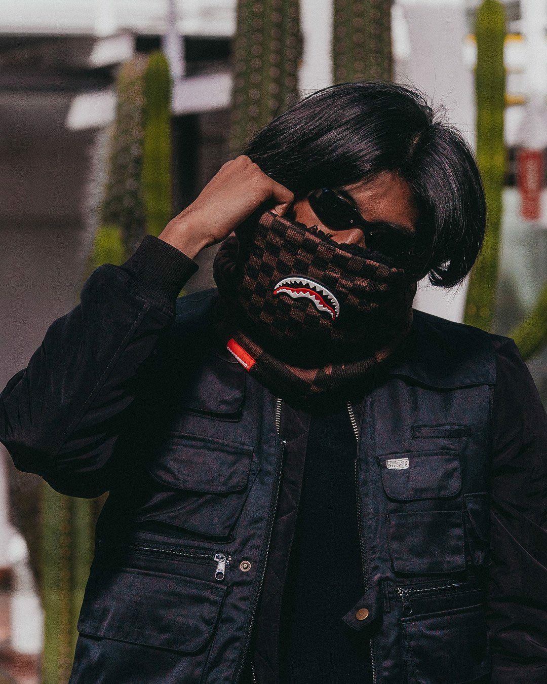 Sprayground - XTC SHARKS IN PARIS NECK WARMER