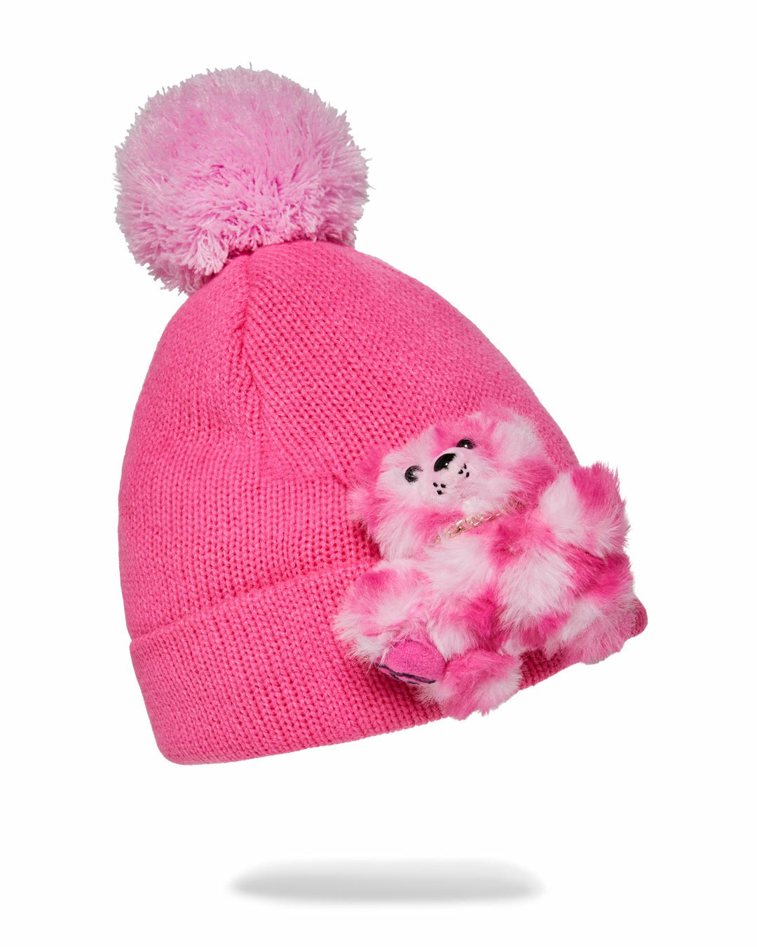 Sprayground - PINK LIL BEAR PUFF BEANIE