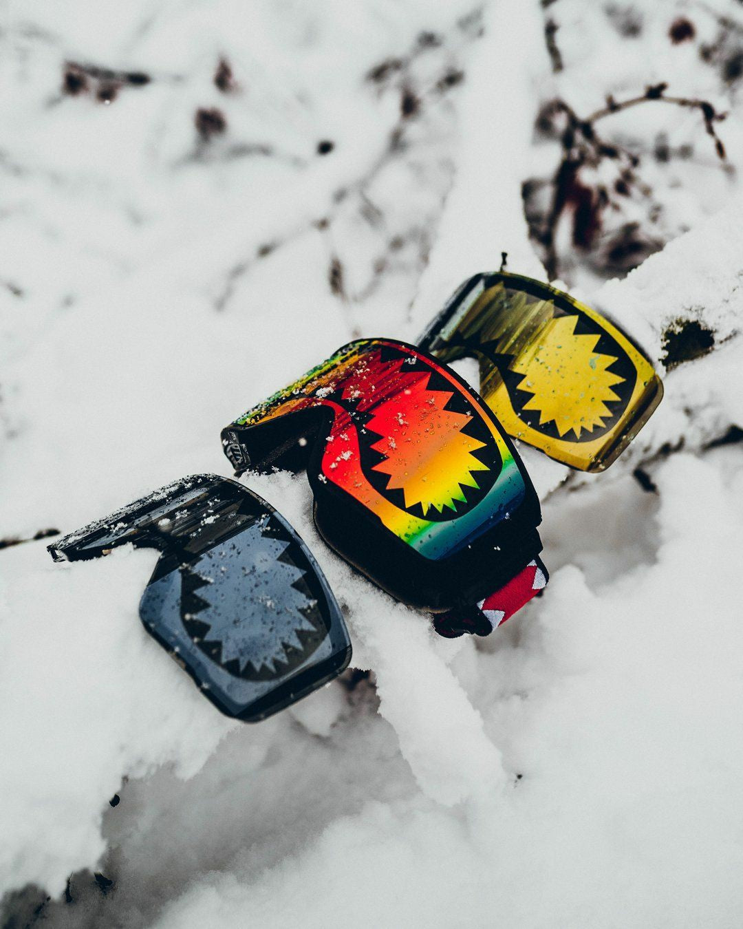Sprayground - SPRAYGROUND SHARK GOGGLES WITH 3 INTERCHANGEABLE LENS