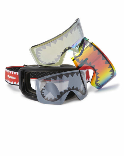 Sprayground - SPRAYGROUND SHARK GOGGLES WITH 3 INTERCHANGEABLE LENS