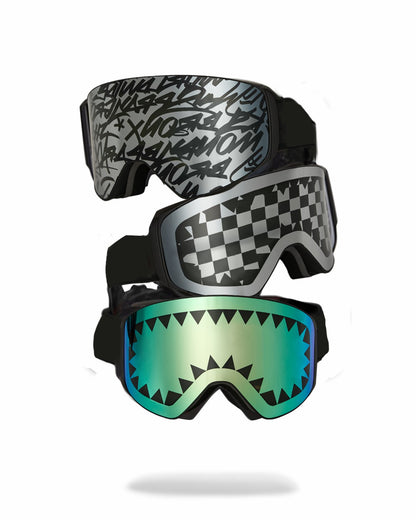 Sprayground - THE STREET MOUNTAIN SKI GOGGLES (INTERCHANGEABLE 3 LENSES)