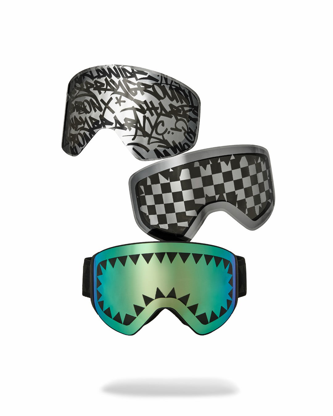Sprayground - THE STREET MOUNTAIN SKI GOGGLES (INTERCHANGEABLE 3 LENSES)