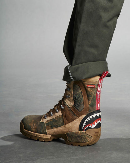 Sprayground - CAMO TERRAIN FUERZA COBRA PARATROOPER BOOTS - MADE IN COLOMBIA NUMBERE