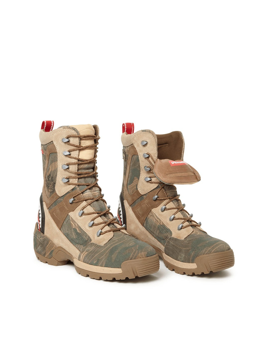 Sprayground - CAMO TERRAIN FUERZA COBRA PARATROOPER BOOTS - MADE IN COLOMBIA NUMBERE