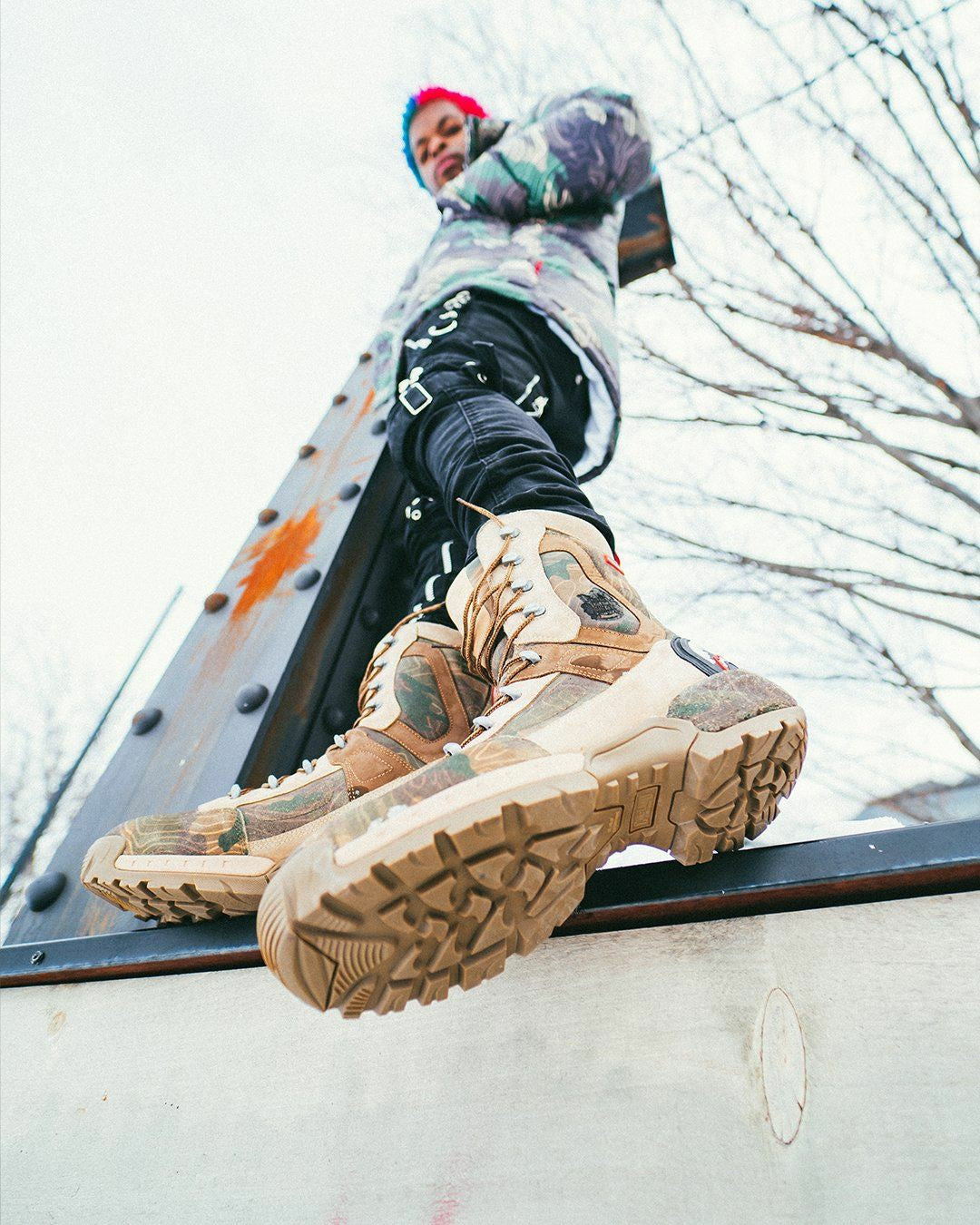 Sprayground - CAMO TERRAIN FUERZA COBRA PARATROOPER BOOTS - MADE IN COLOMBIA NUMBERE