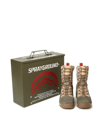 Sprayground - CAMO TERRAIN FUERZA COBRA PARATROOPER BOOTS - MADE IN COLOMBIA NUMBERE