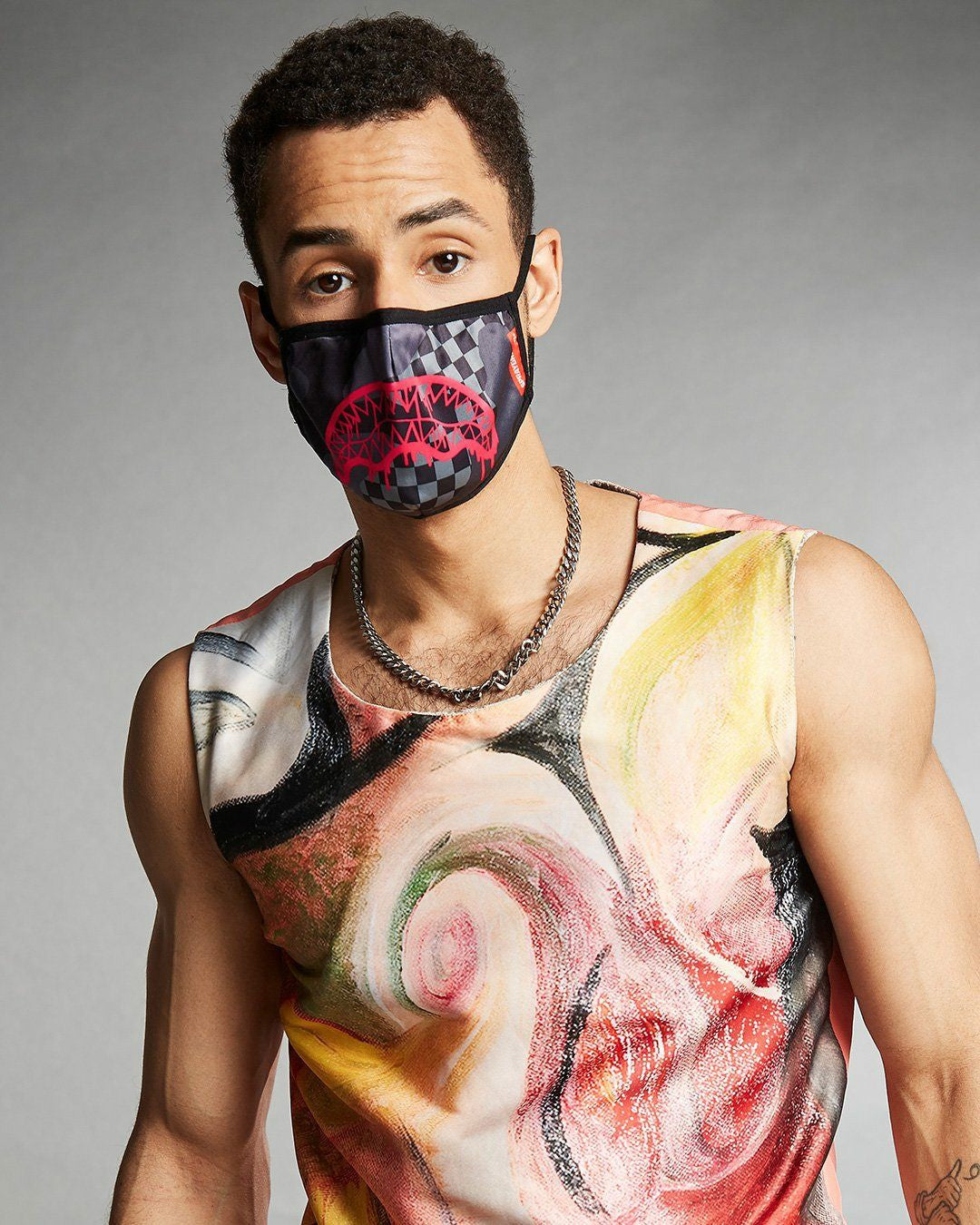 Sprayground - 3AM PINK DRIP FACE MASK