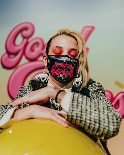 Sprayground - 3AM PINK DRIP FACE MASK