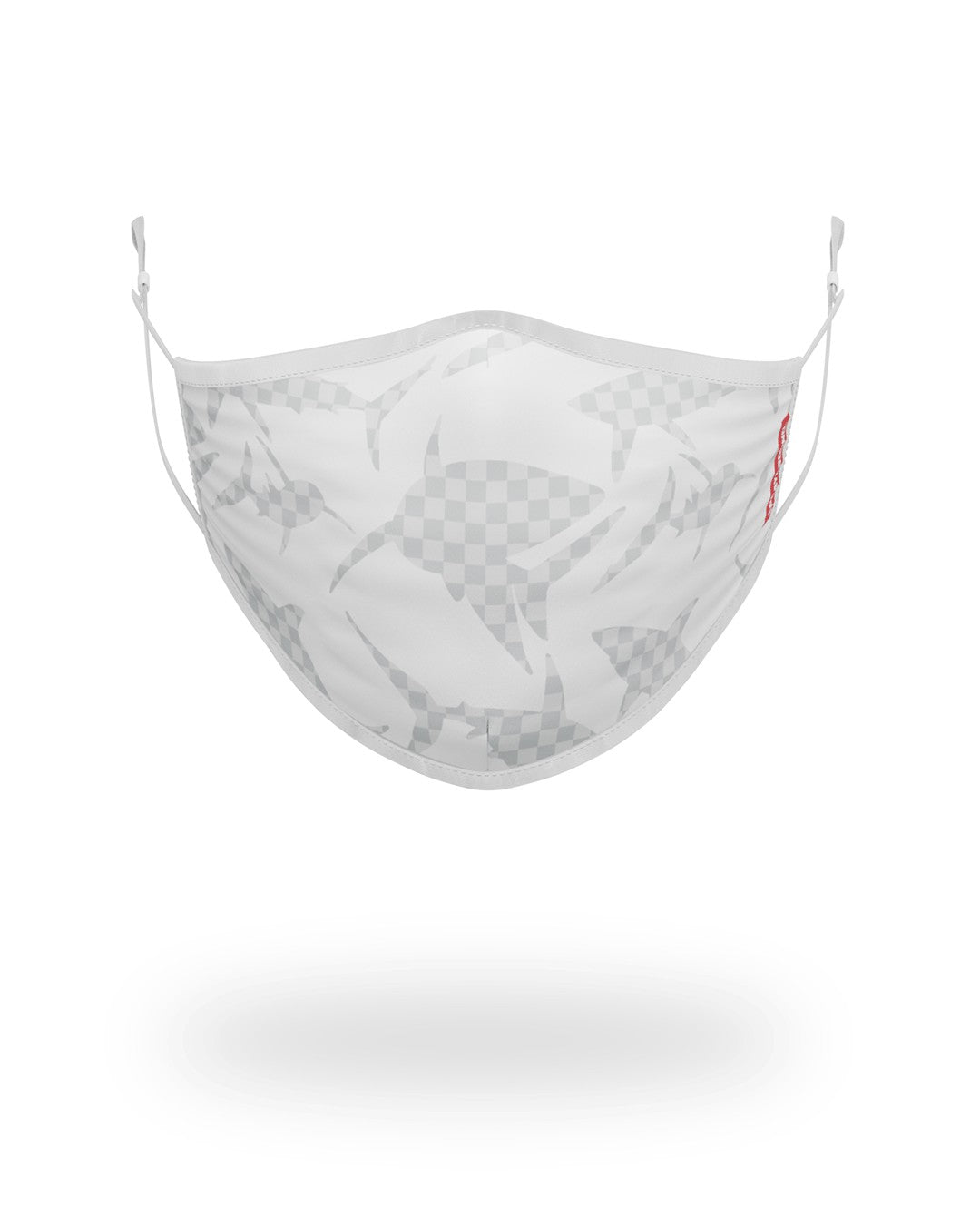 Sprayground - SHARK CHECK (WHITE) FACE MASK
