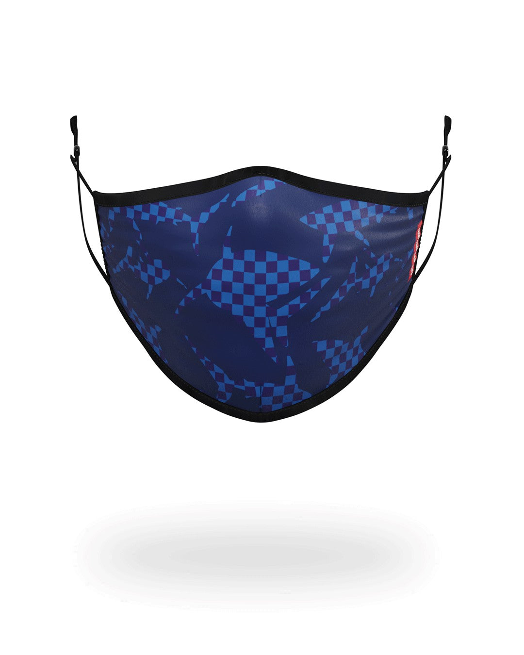 Sprayground - SHARK CHECK (BLUE) FACE MASK