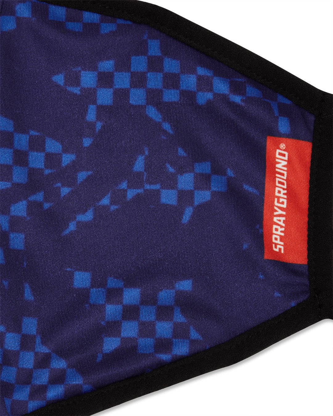 Sprayground - SHARK CHECK (BLUE) FACE MASK