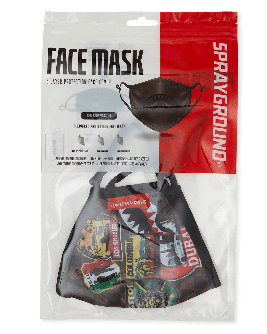 Sprayground - GLOBAL MOGUL FACE MASK