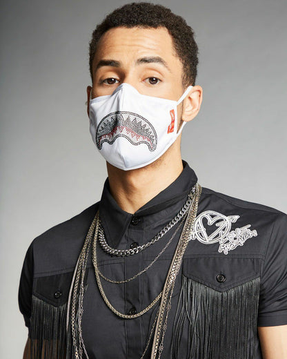 Sprayground - CLEARCUT FACE MASK (WHITE)