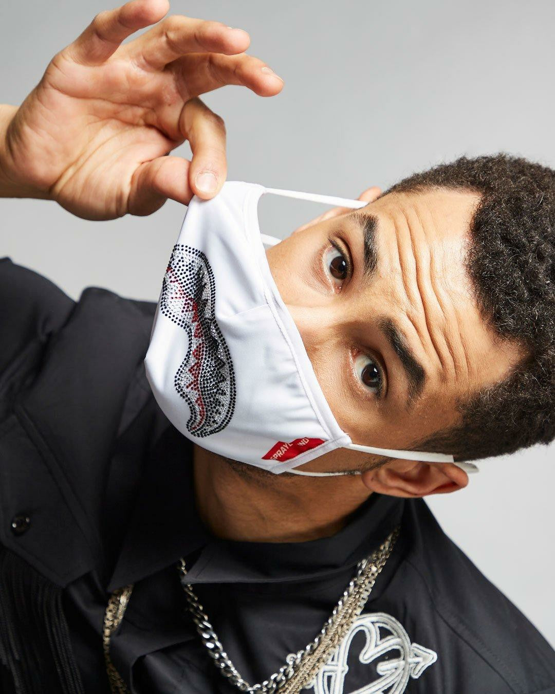 Sprayground - CLEARCUT FACE MASK (WHITE)