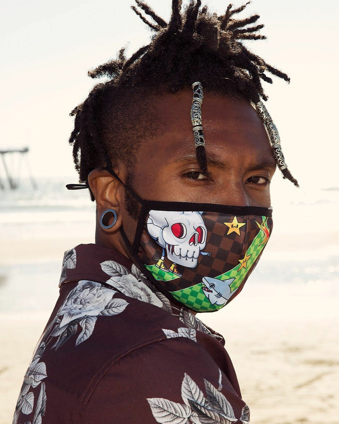 Sprayground - WTF THUNDER SHARK FACE MASK