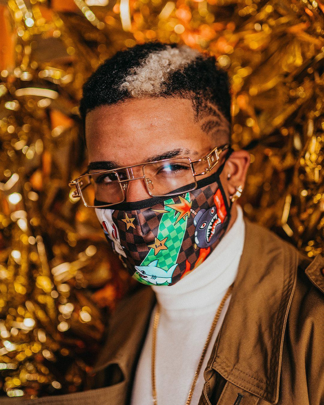 Sprayground - WTF THUNDER SHARK FACE MASK