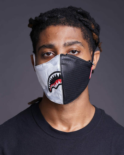 Sprayground - DAMAGE CONTROL STASH POCKET VEGAN LEATHER FACE MASK