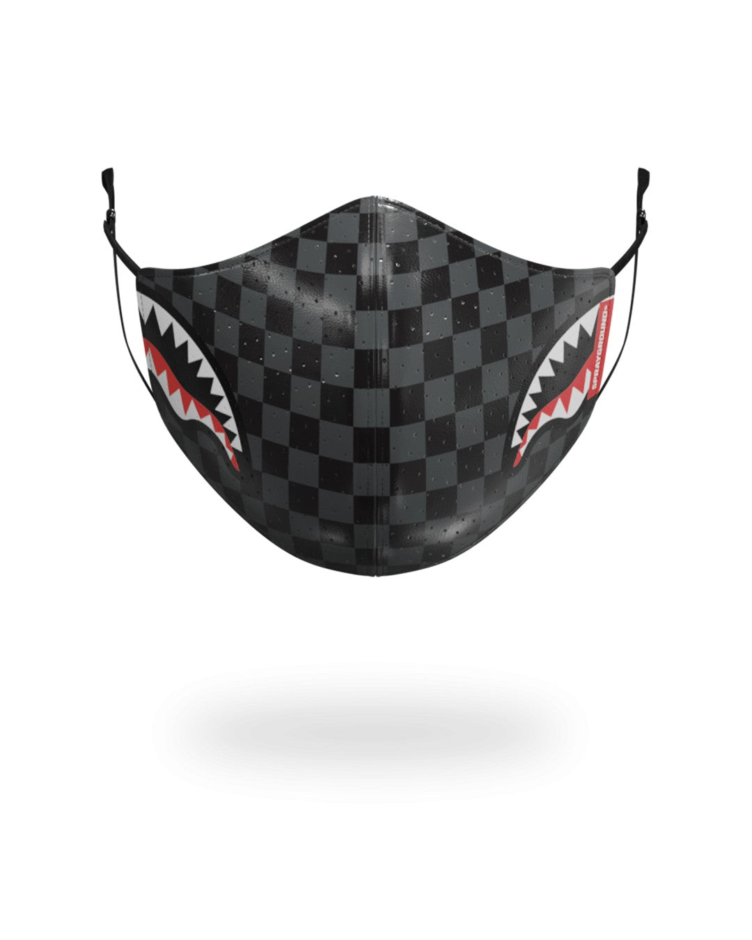 Sprayground - SHARKS IN PARIS (GRAY) VEGAN LEATHER FACE MASK